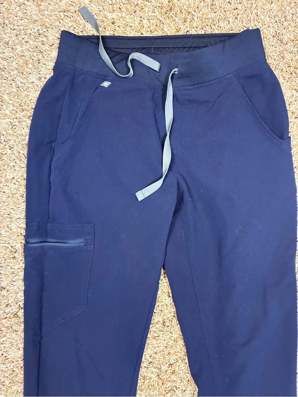 FIGS 2 Piece Matching Three Casma Pocket Top Joggers Scrub Set